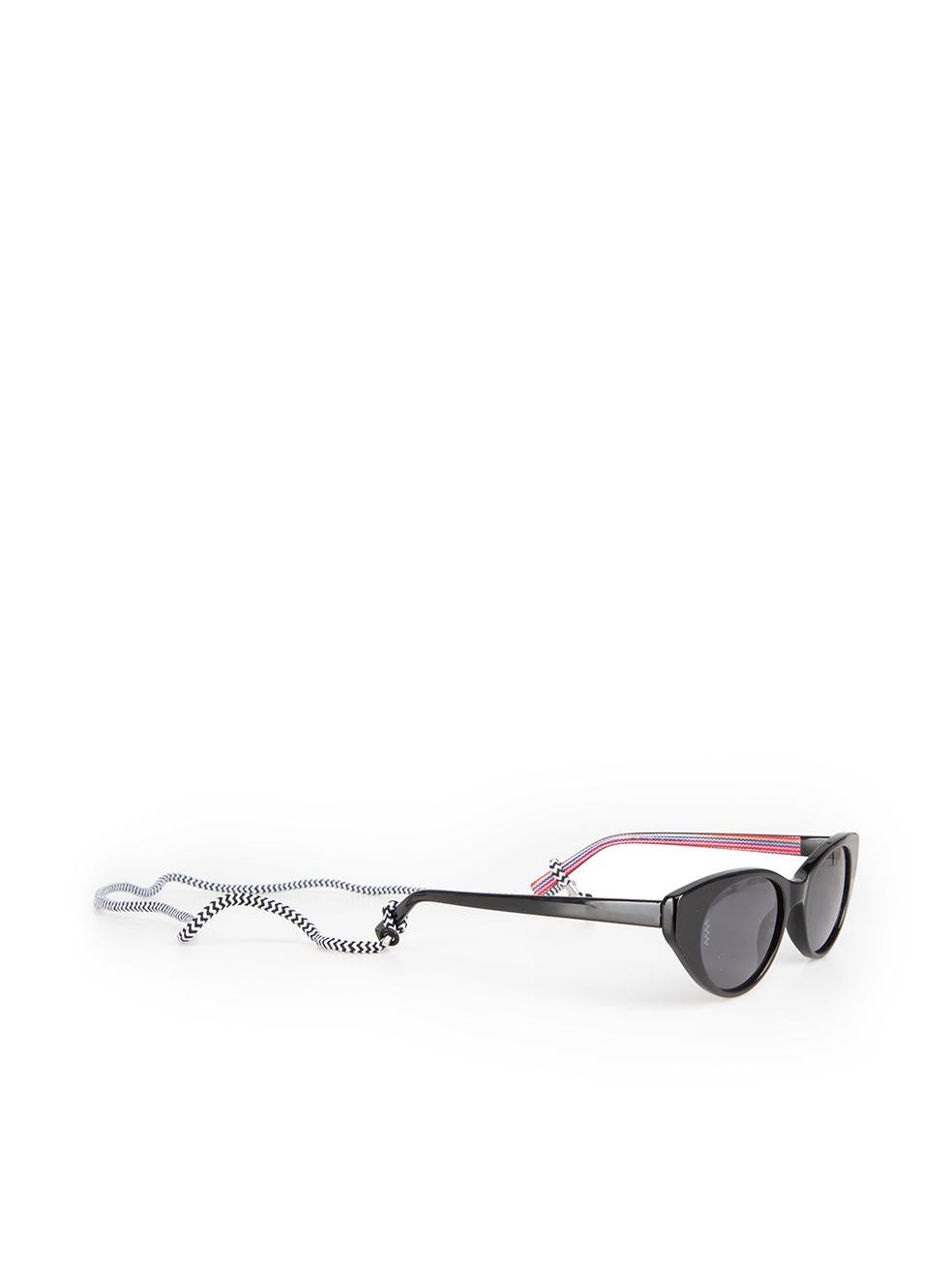 Gafas de sol negras ojo de gato M Missoni Negro