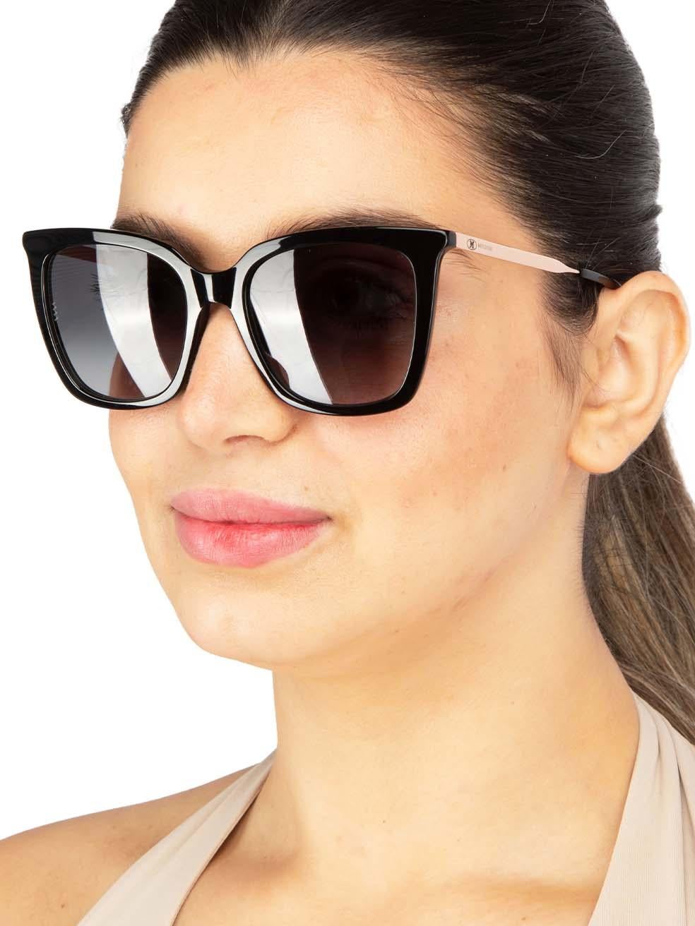 CONDITION is New with tags on this brand new M Missonidesigner item. This item comes with original packaging.
 
 
 
 Details
 
 
 Model: MMI 0117/S
 
 Black
 
 Acetate
 
 Square Eye Sunglasses
 
 Gradient Grey Lens
 
 Gold tone metal arms
 

