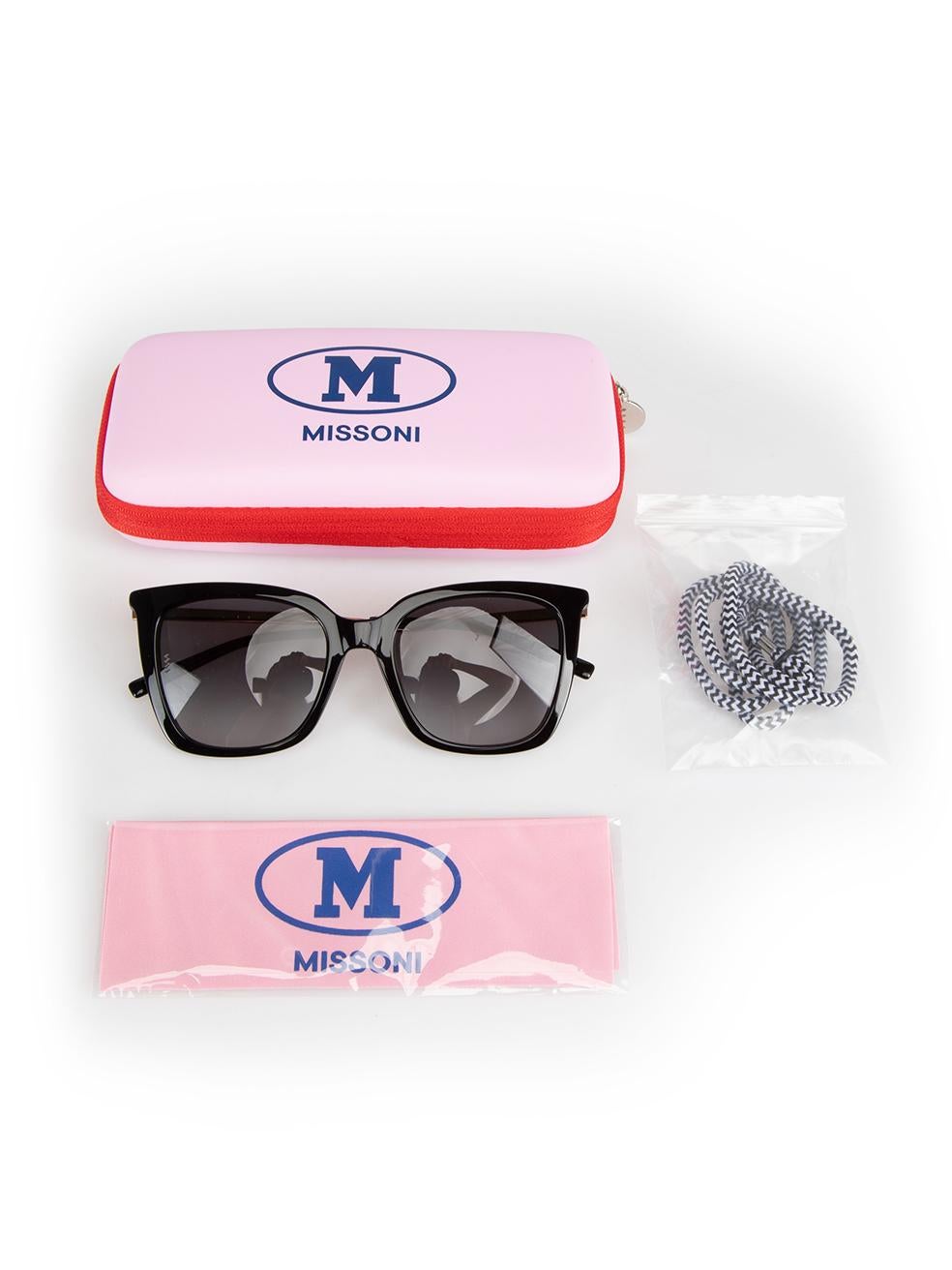 Missoni M Missoni Black Gradient Square Sunglasses 4