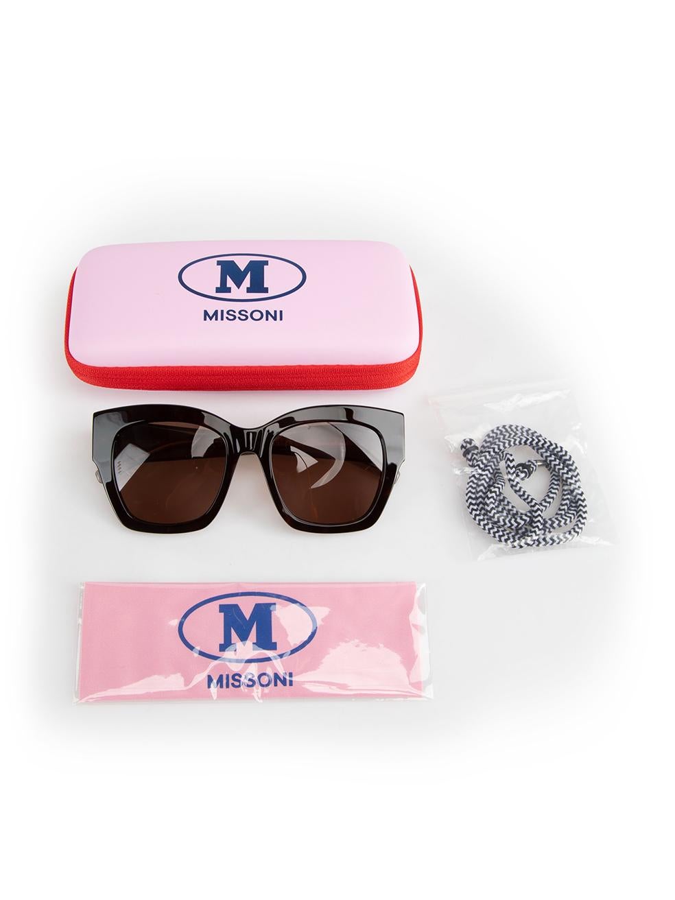 Missoni M Missoni Marrón Gradiente Brazos Gafas de sol 4