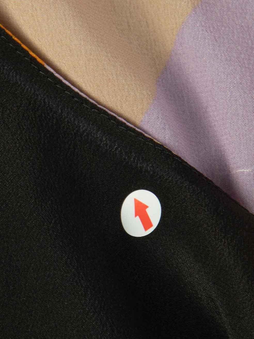 Missoni M Missoni Minikleid aus Seide mit geometrischem Druck, Größe S im Zustand „Gut“ im Angebot in London, GB