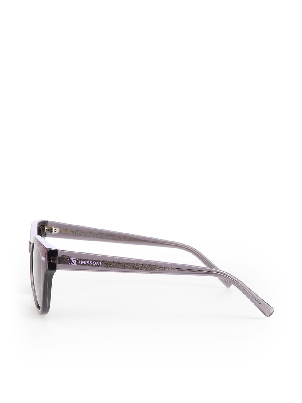 Women's Missoni M Missoni Grey Transparent Square Sunglasses