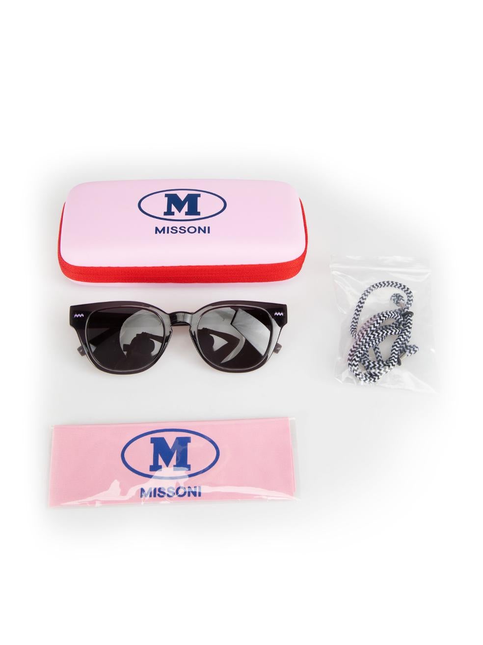 Missoni M Missoni Grey Transparent Square Sunglasses 3