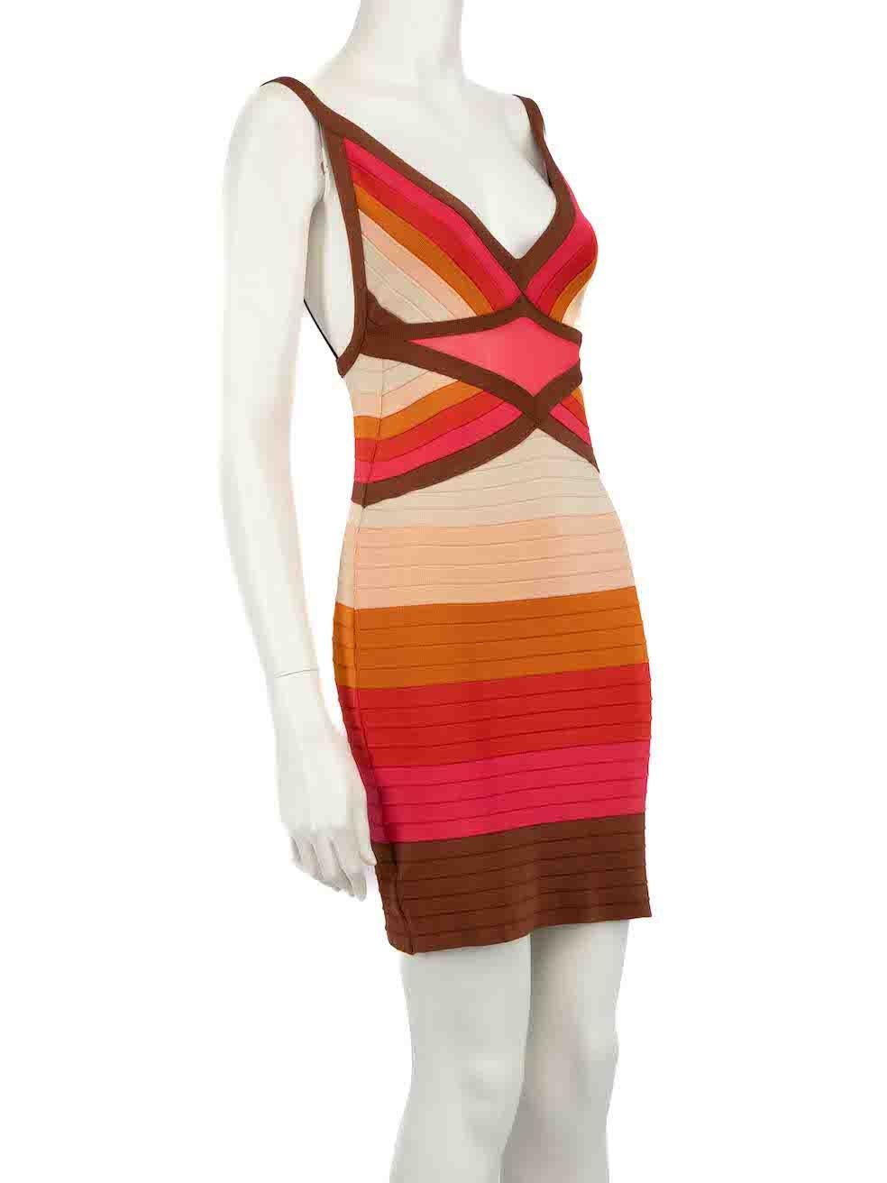 CONDITION is Good. Minor wear to dress is evident. Light wear to the composition with a number of plucks to the knit found throughout on this used M Missoni designer resale item.
 
 
 
 Details
 
 
 Multicolour
 
 Viscose
 
 Knit dress
 
 Striped