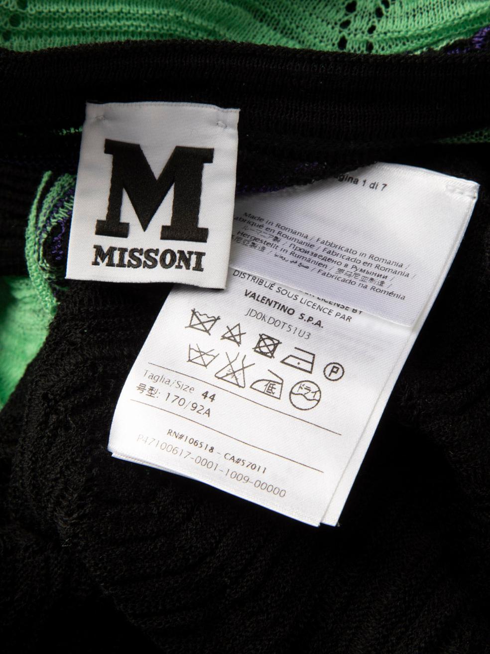 De las mujeres Missoni M Missoni Vestido de punto a rayas hasta la rodilla Talla L en venta