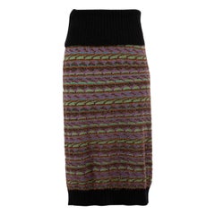 Missoni M Missoni Falda de Punto con Estampado de Lana Talla M