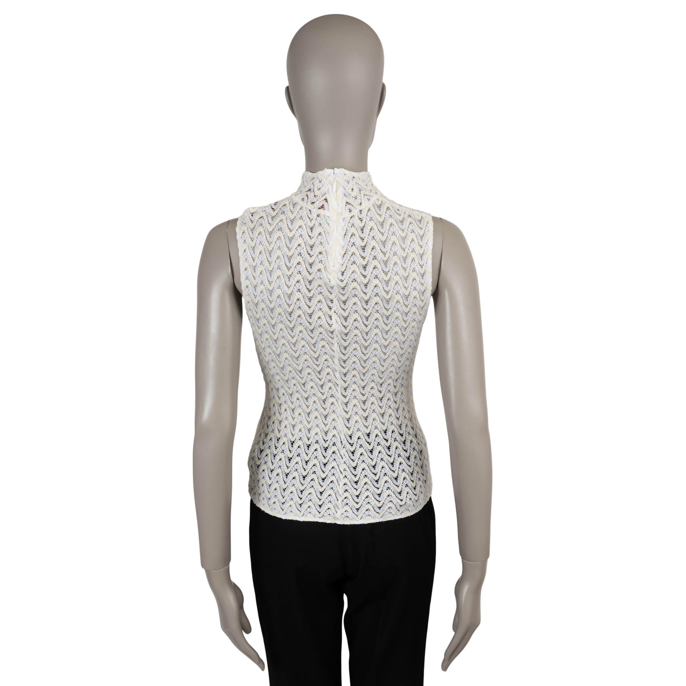 MISSONI MARE débardeur turTLENECK 2023 en viscose crème 42 M Excellent état - En vente à Zürich, CH