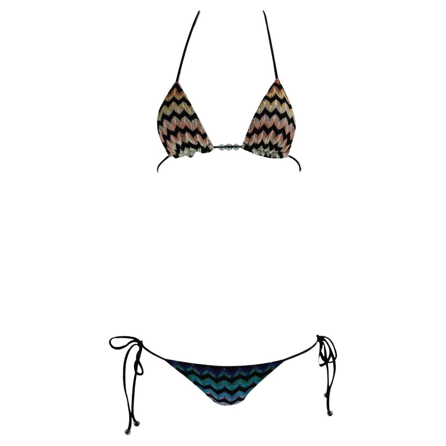 Ale Adjustment Swipe Knitted Bikini - 3 For Sale on 1stDibs | knitted bikinis, knitted swimwear,  knitted bikini set