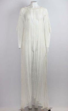 Missoni Mare Fringed Crochet Knit Kaftan