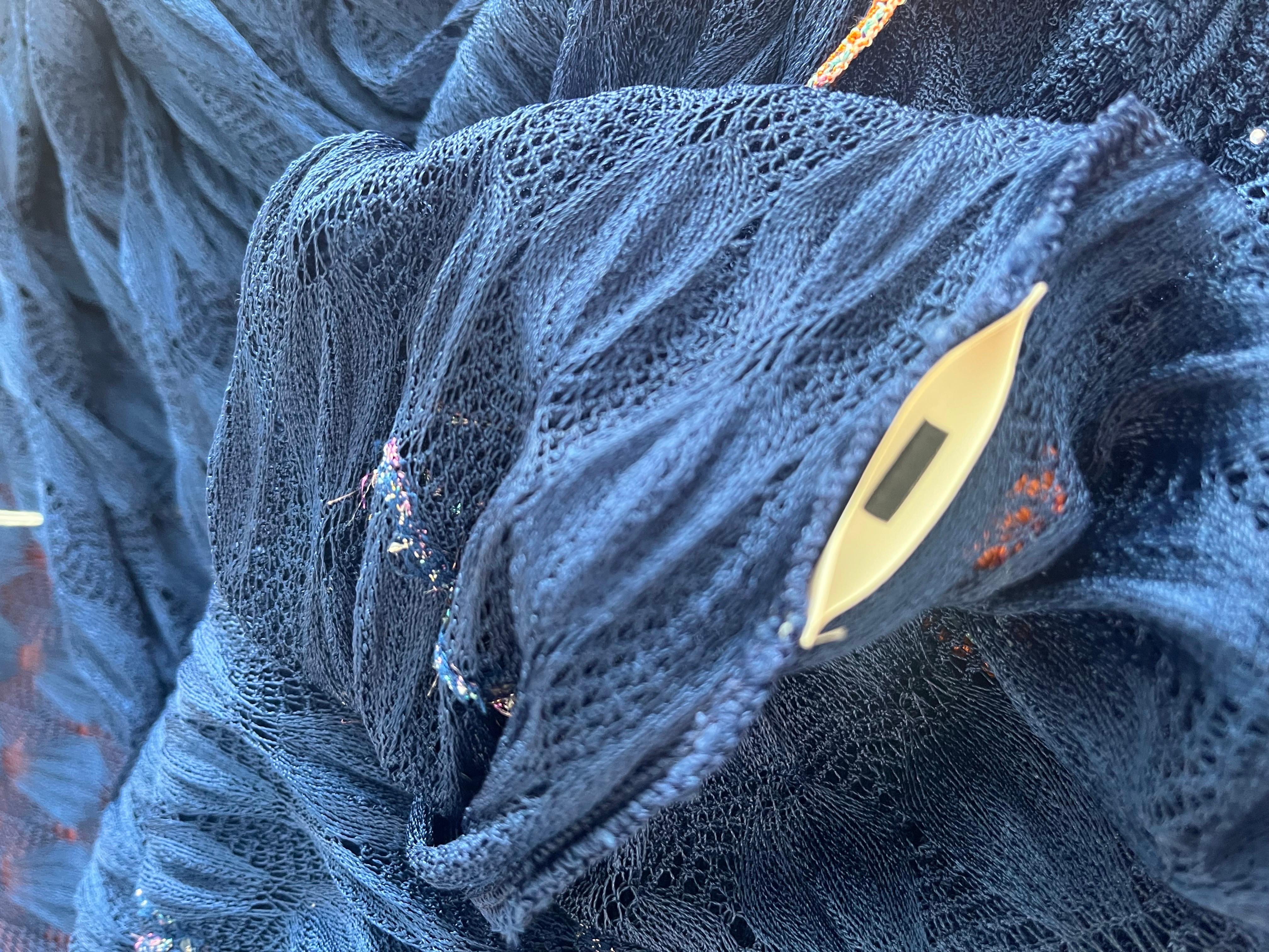 Missoni Mare Knit Kaftan Beaded Constellations For Sale 6