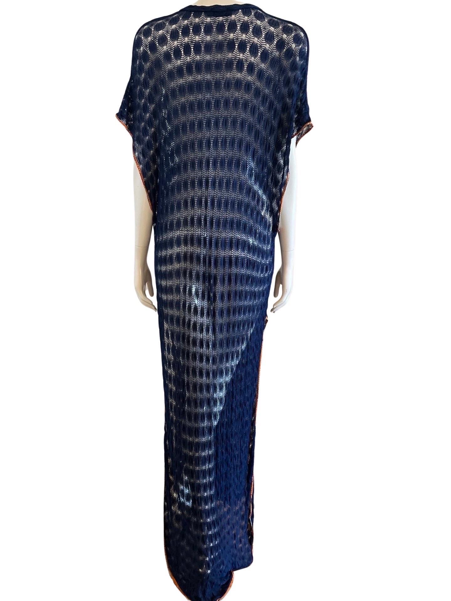 Women's or Men's Missoni Mare Knit Kaftan Beaded Constellations  For Sale