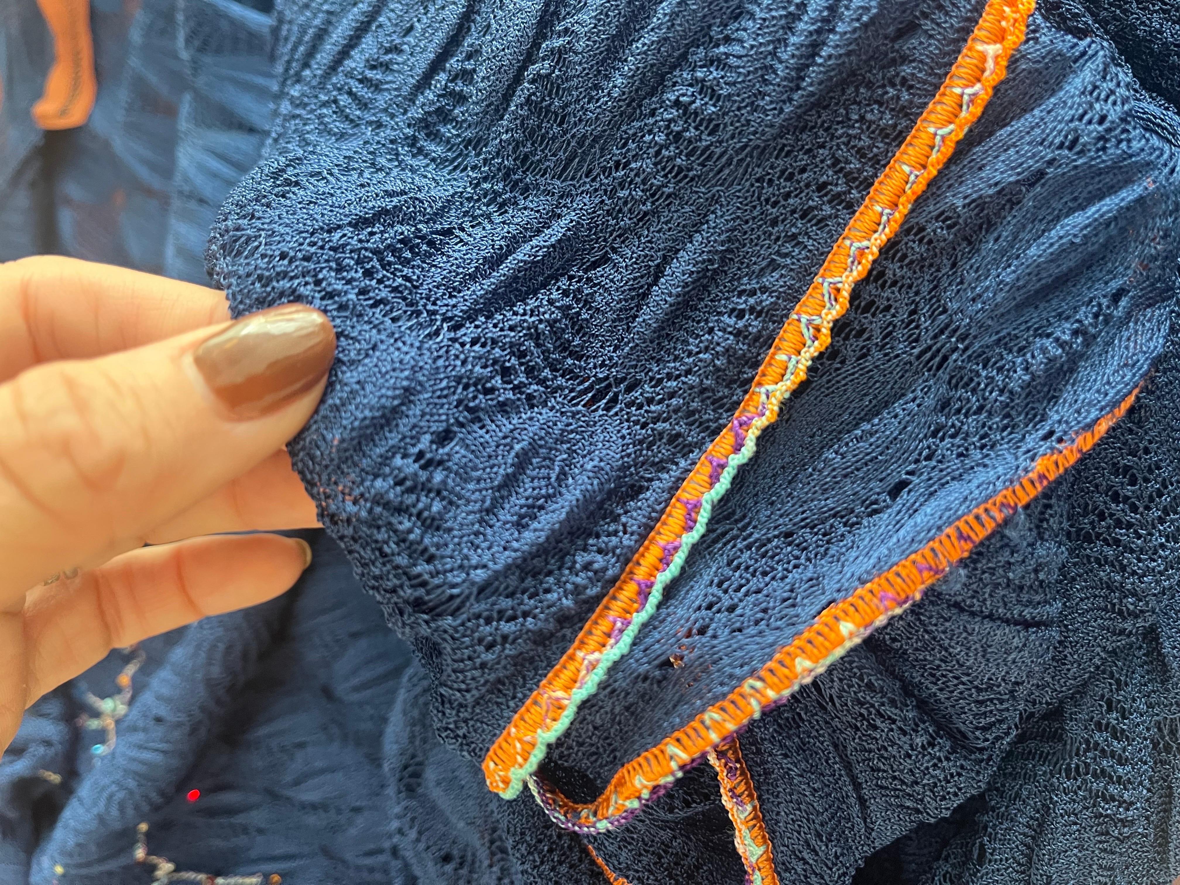 Missoni Mare Knit Kaftan Beaded Constellations For Sale 4
