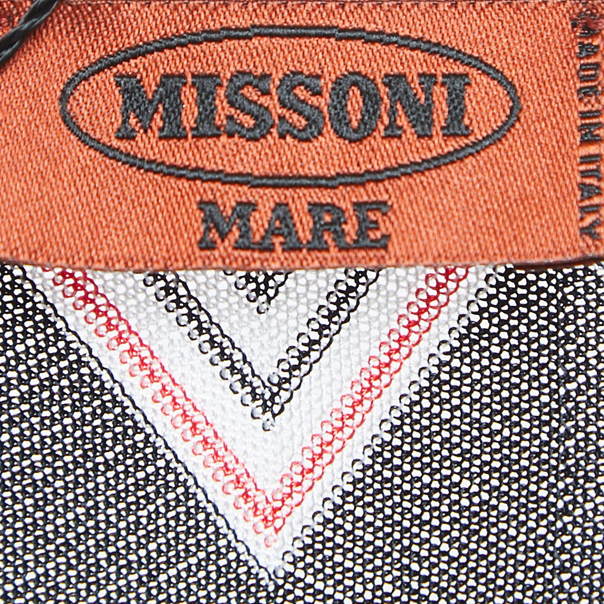 Women's Missoni Mare Multicolor Chevron Knit Cover-Up Dress L
