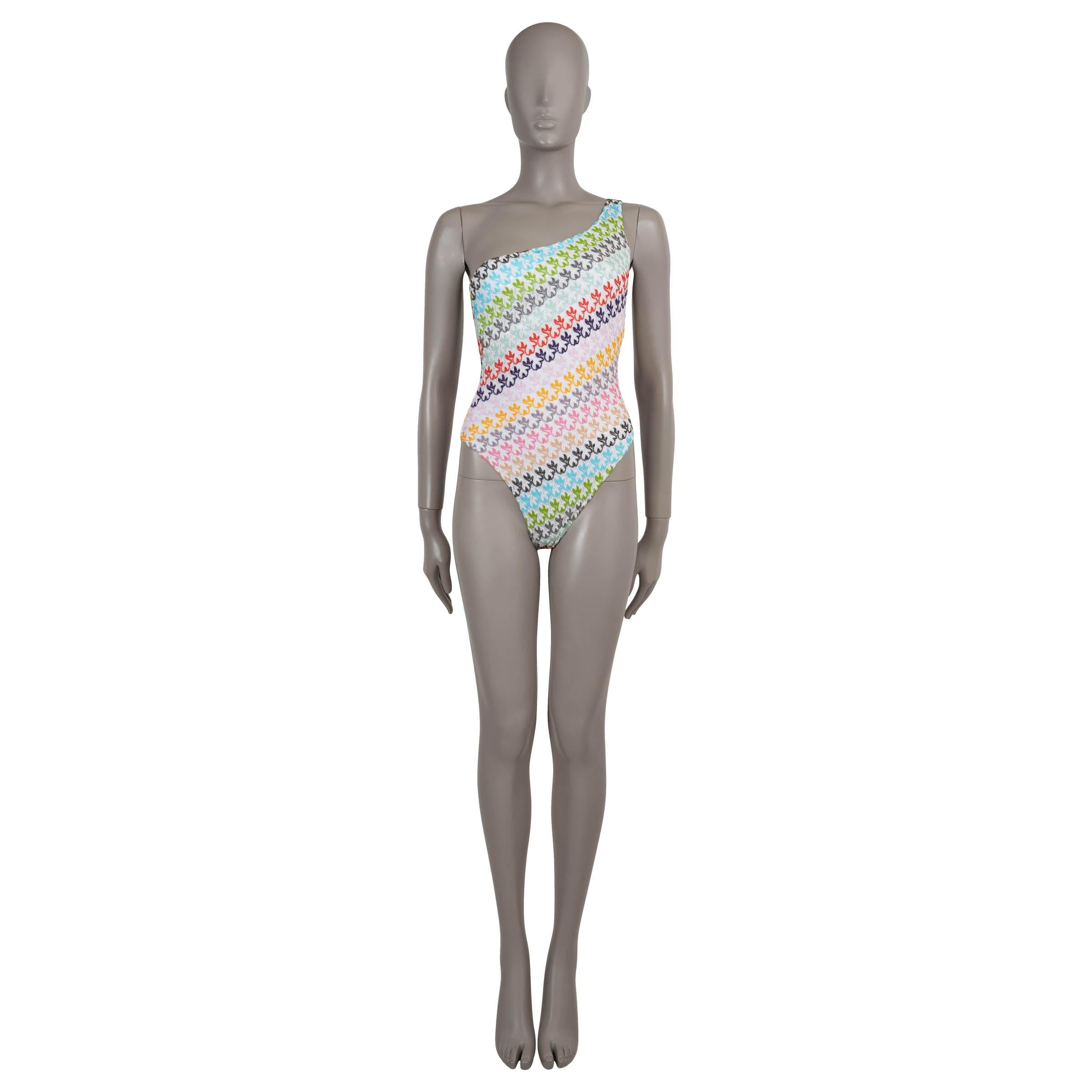 Women's MISSONI MARE multicolour 2022 LUREX CROCHET KNIT One Piece Swimsuit S For Sale