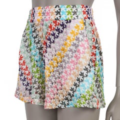 MISSONI MARE multicolour 2022 LUREX CROCHET KNIT Shorts Pants S