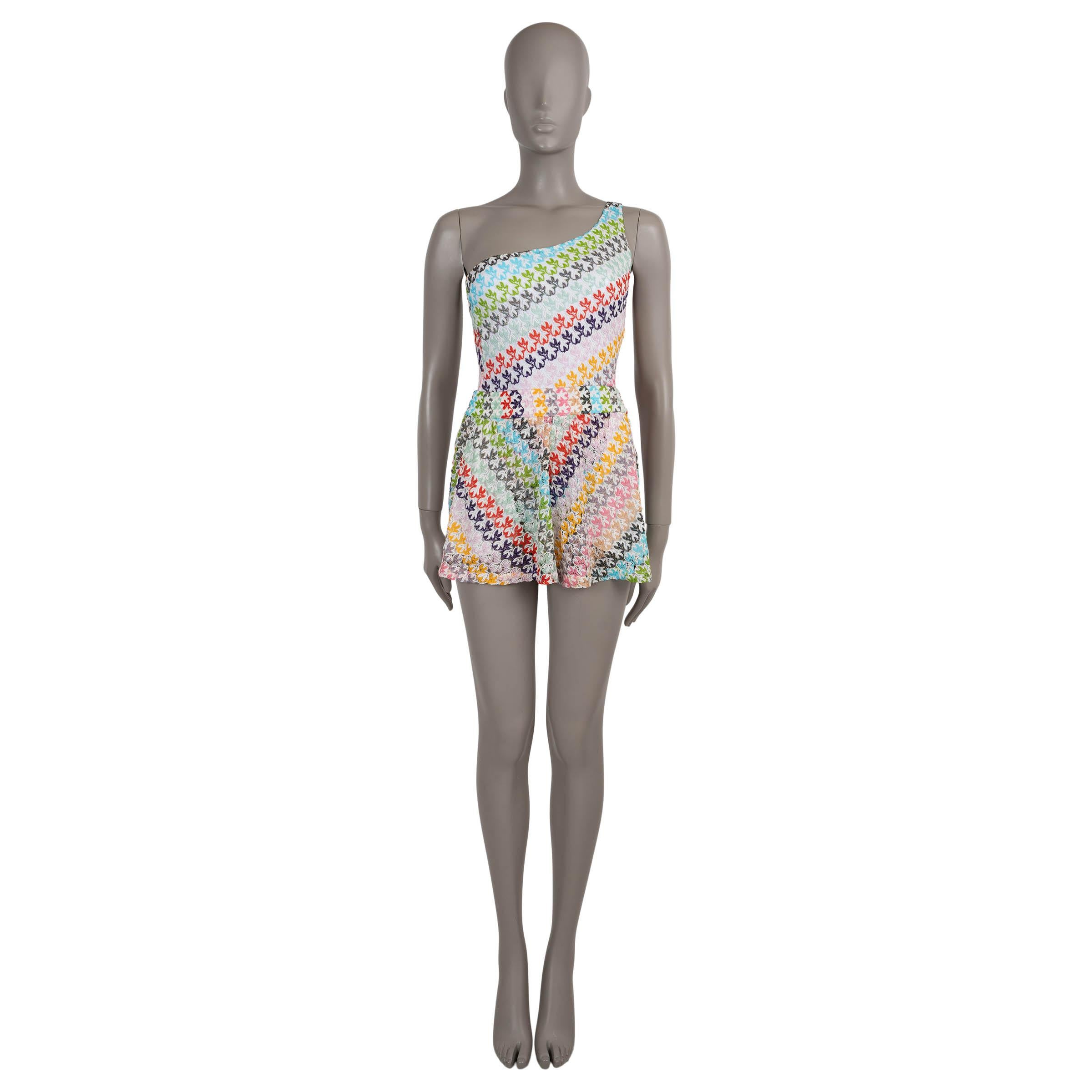 MISSONI MARE multicolour 2022 LUREX CROCHET KNIT Shorts Pants S For Sale 2