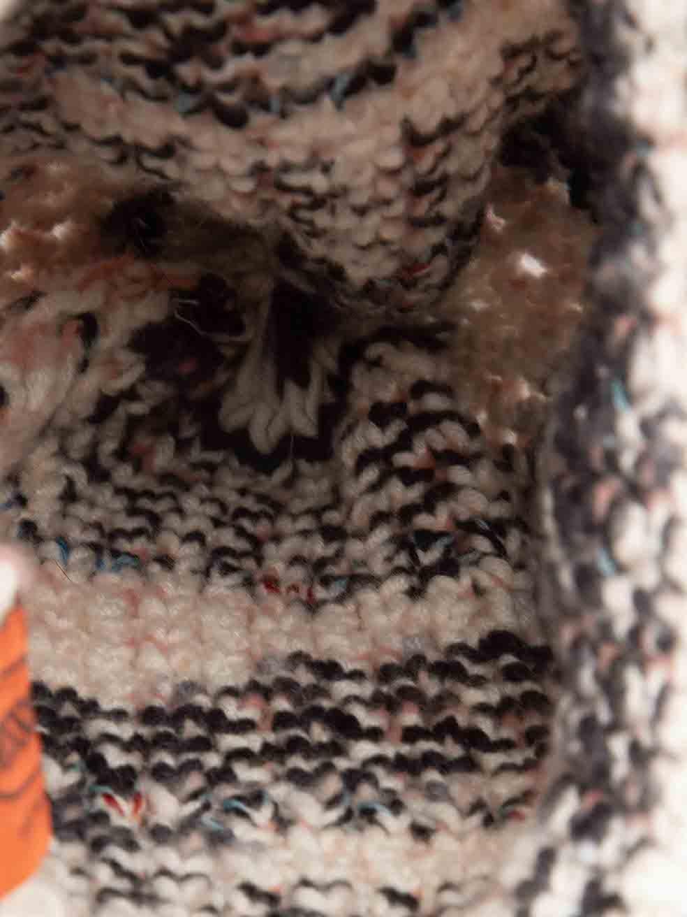 Missoni Marl Knitted Fur Pompom Beanie (Bonnet à pompon en fourrure) Bon état - En vente à London, GB