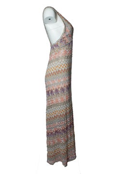 Missoni, Maxikleid in Pastellfarben in Pastell