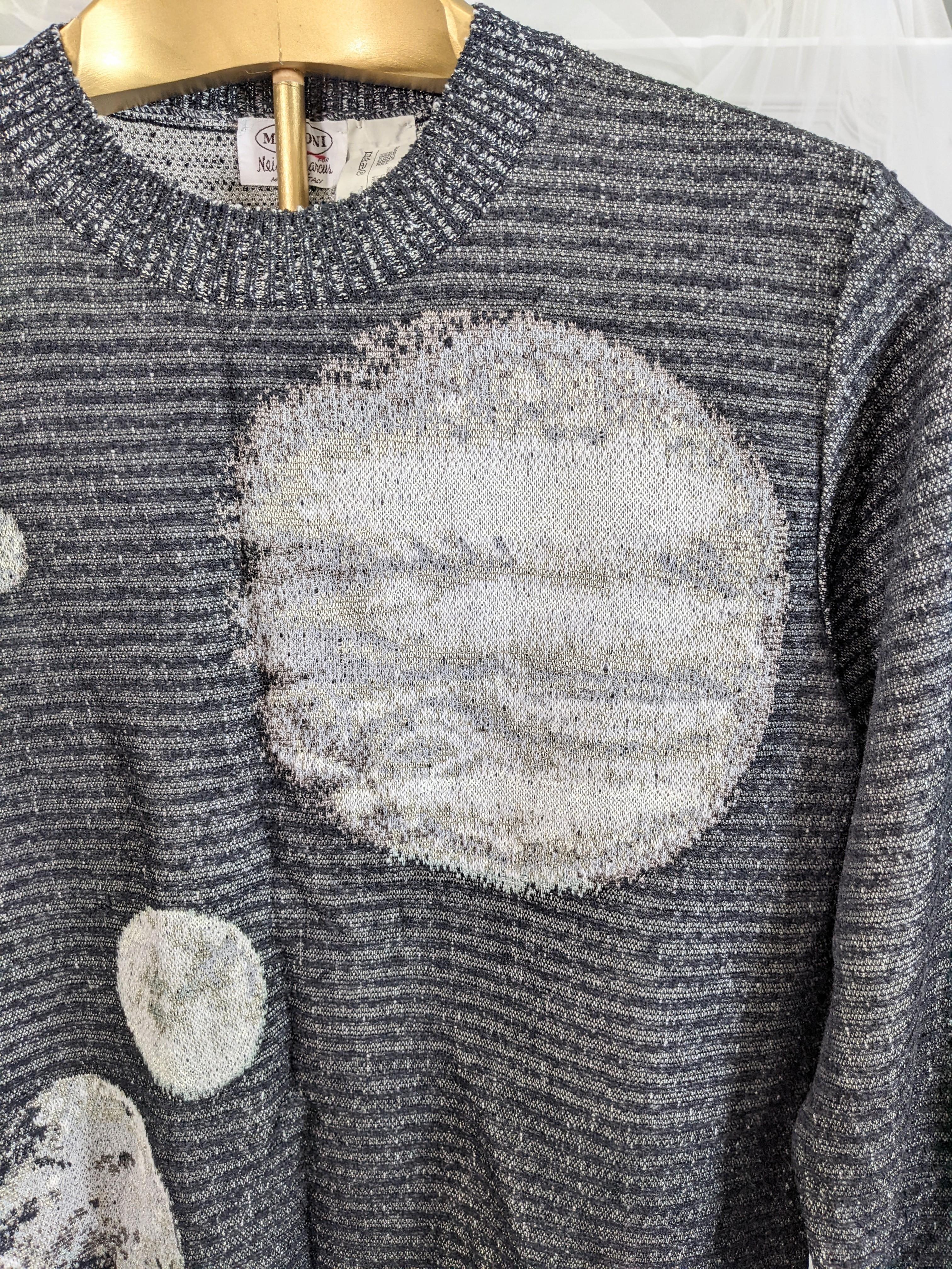 Black Missoni Mens Planetary Sweater For Sale
