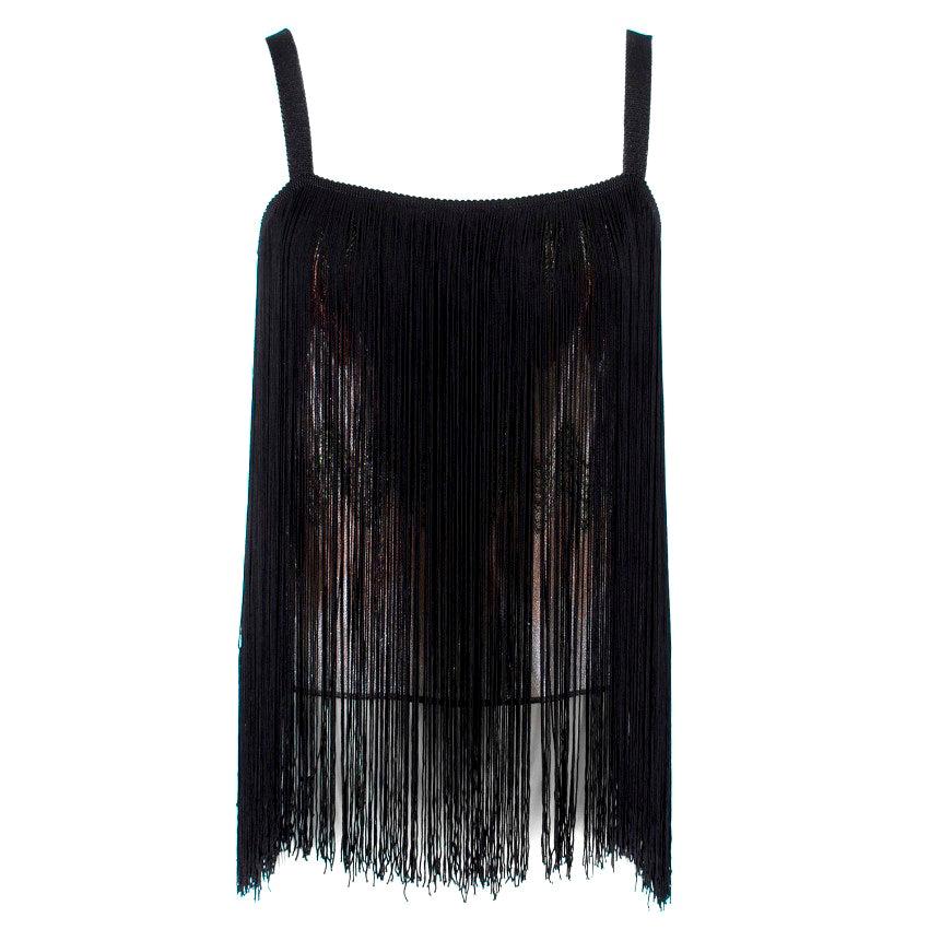 Missoni Metallic Fringed Top - Size Estimated S For Sale at 1stDibs