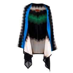 Missoni Metallic Knit Cape US 6