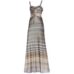 Missoni Metallic Knit Gown