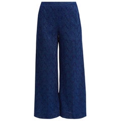 Missoni Metallic Knitted Flared Pants