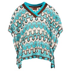 Missoni Missoni Mare Abstract Pattern Knit Top Size XS