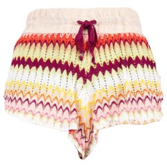Missoni Mare Missoni Mare Strickmuster Micro Shorts Größe S