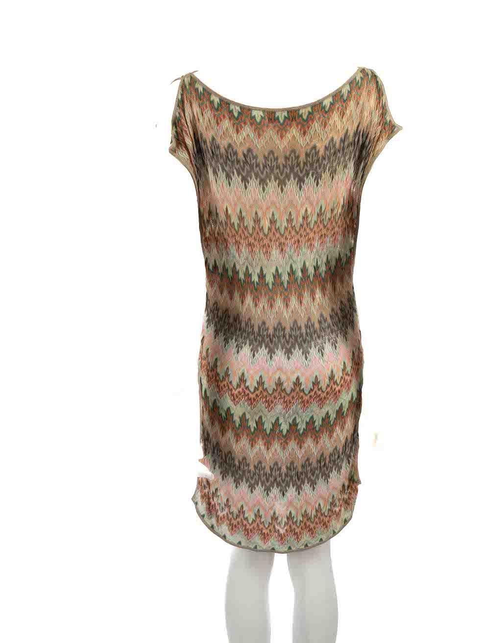 Missoni Missoni Mare Sleeveless Crochet Mini Beach Dress Size XS In Good Condition For Sale In London, GB
