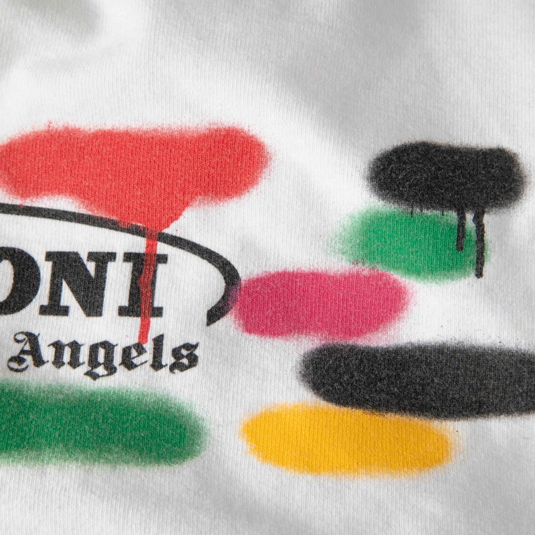 Missoni Missoni x Palm Angels White Spray Paint Top Size M In Good Condition For Sale In London, GB