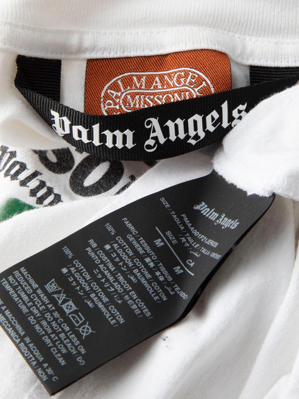 Missoni Missoni x Palm Angels White Spray Paint Top Size M For Sale 4