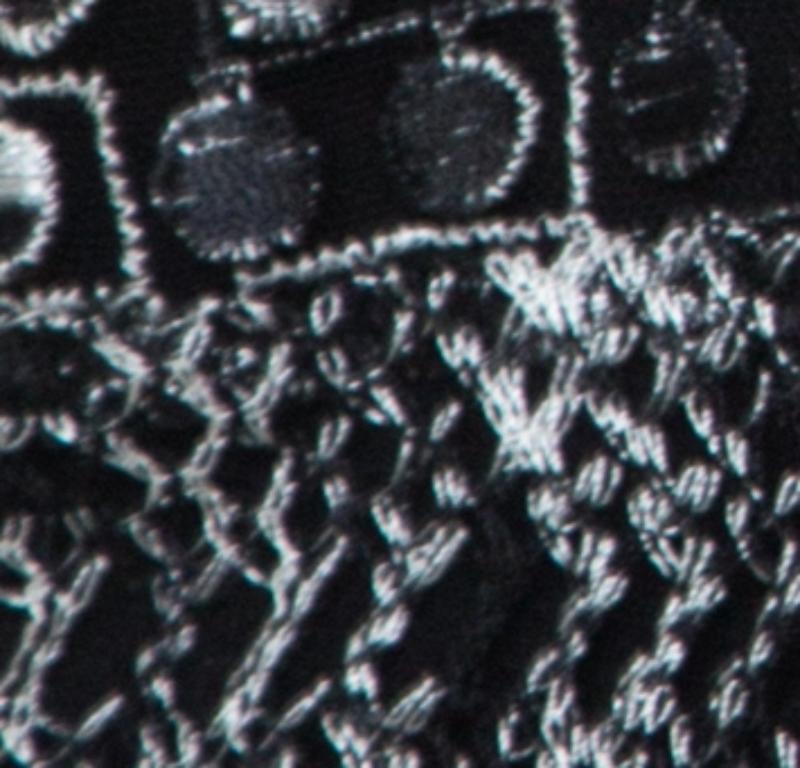 Donna Missoni Monochrome Crochet Knit Lace Trim Fringed Cardigan L in vendita