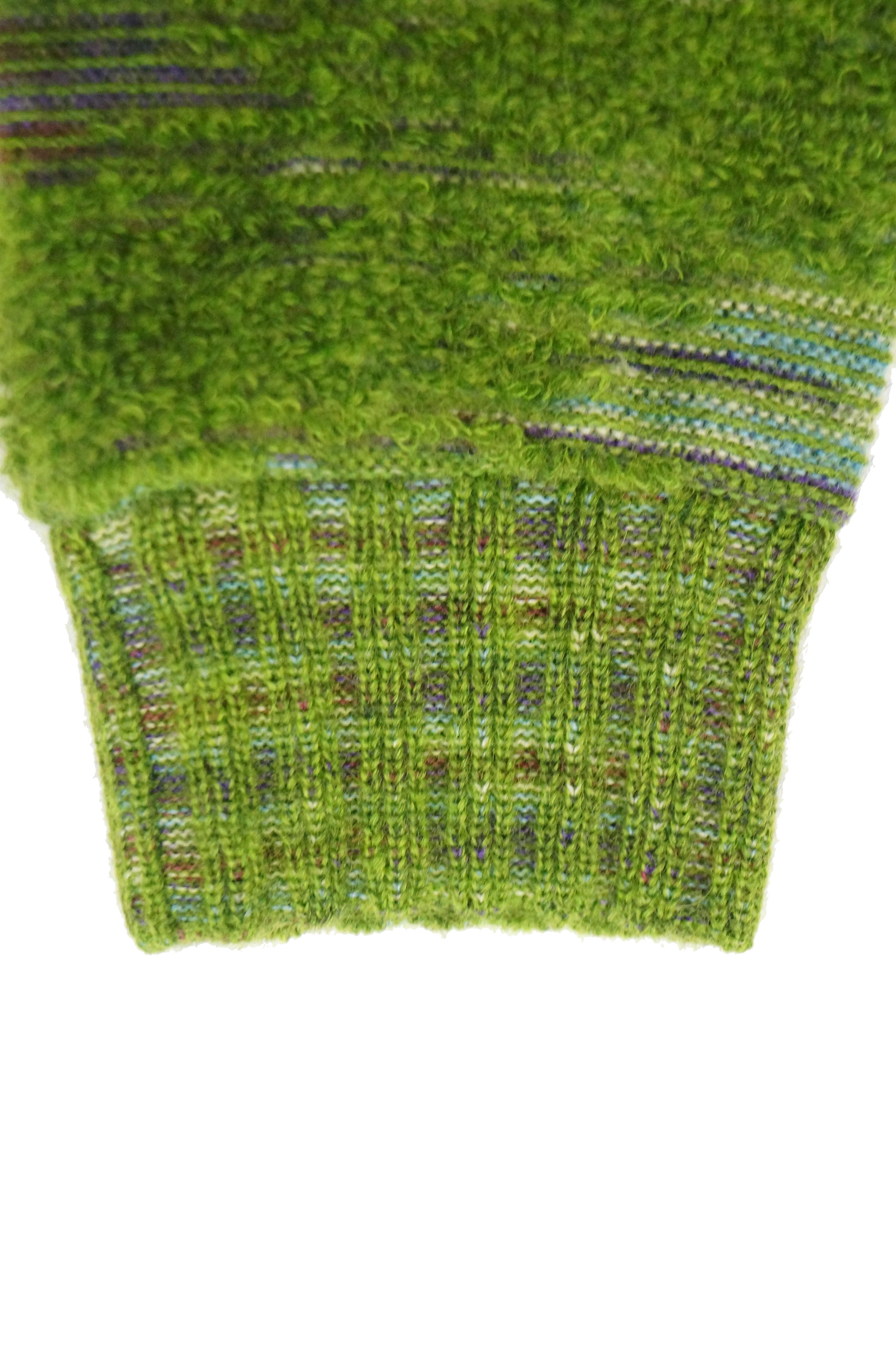 Missoni Moss Green Mohair & Wool Space Dyed Sweater 2