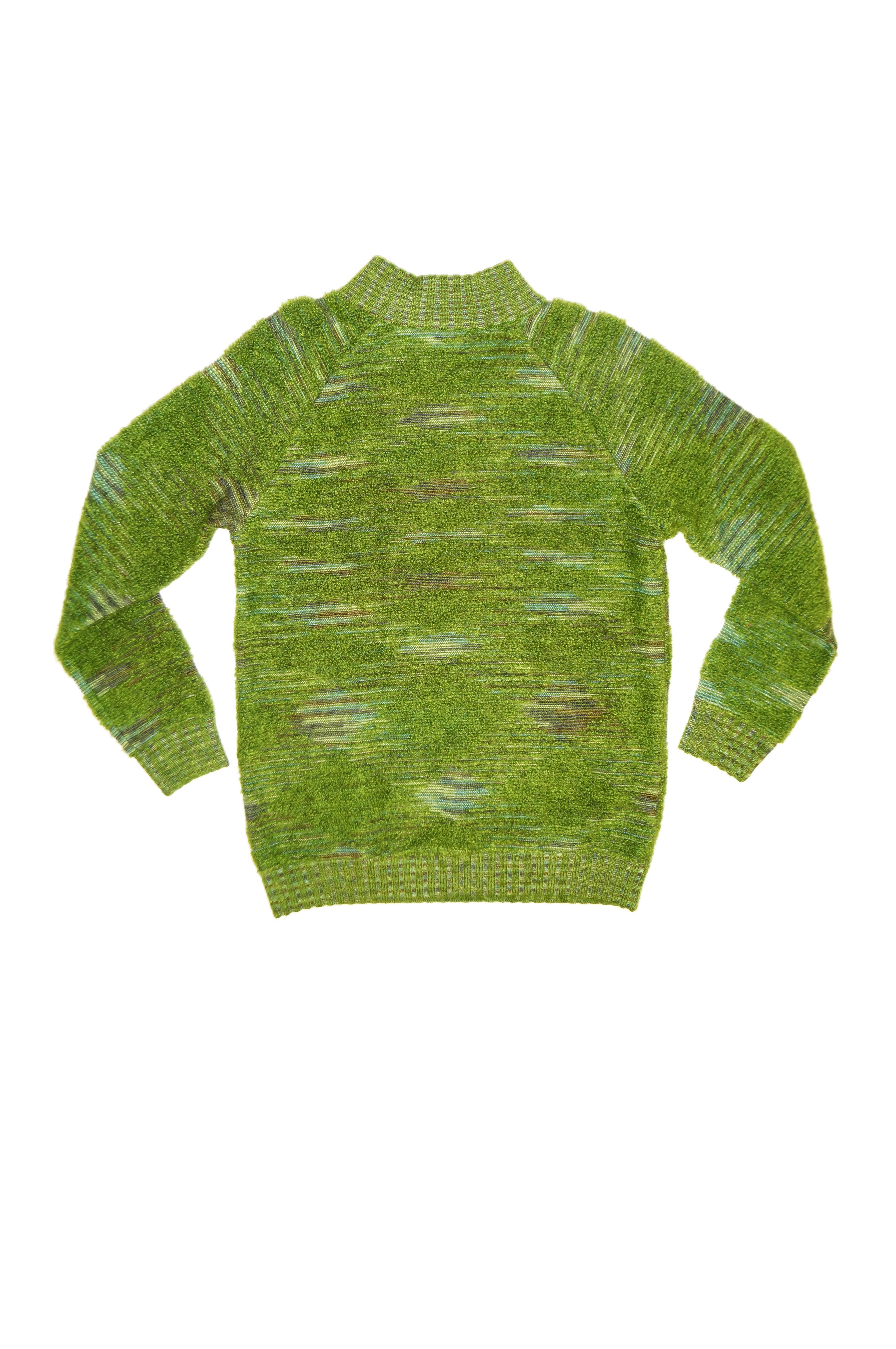 Missoni Moss Green Mohair & Wool Space Dyed Sweater 3