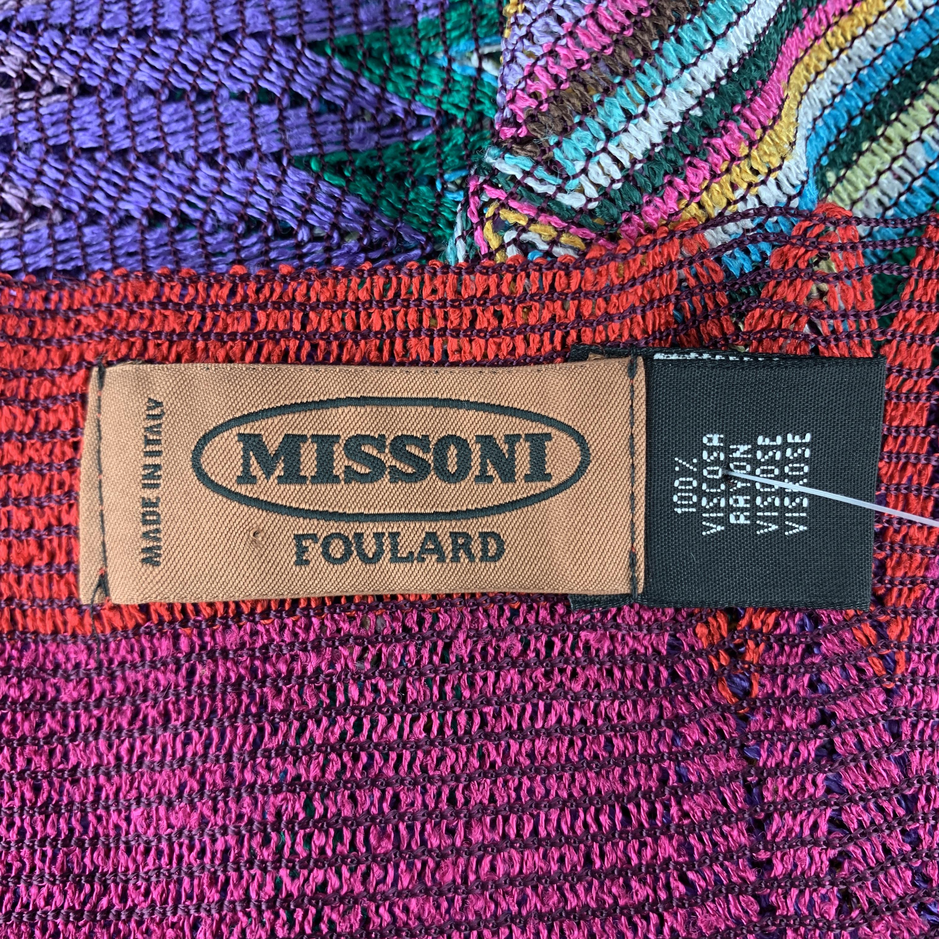 missoni striped scarf