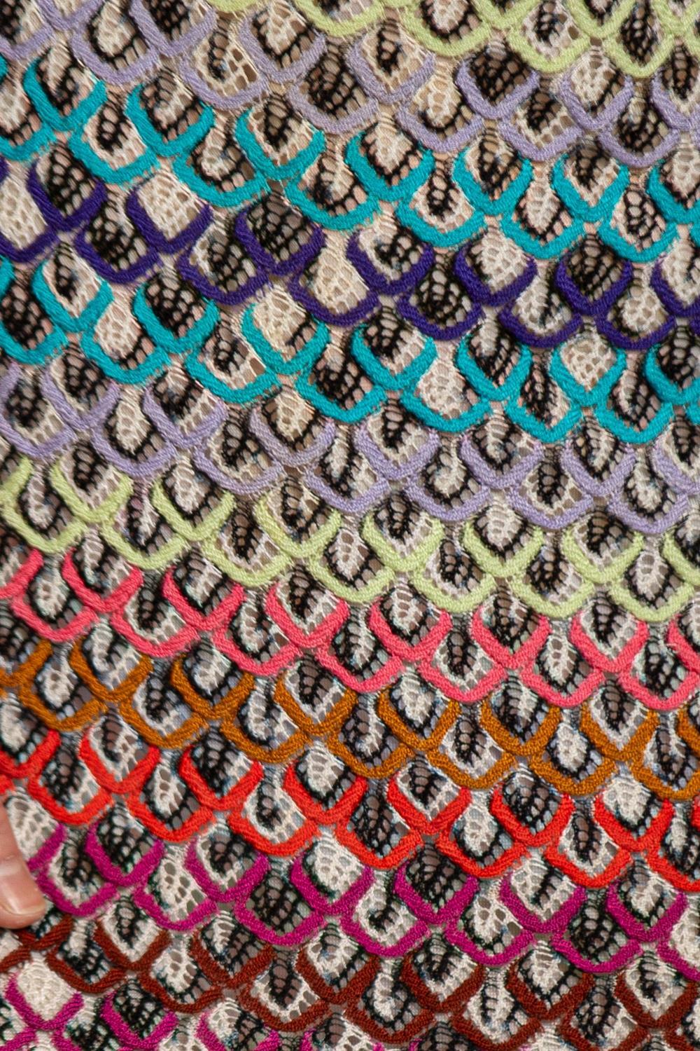 MISSONI Multi Colored Knit Stretchy Dress 5