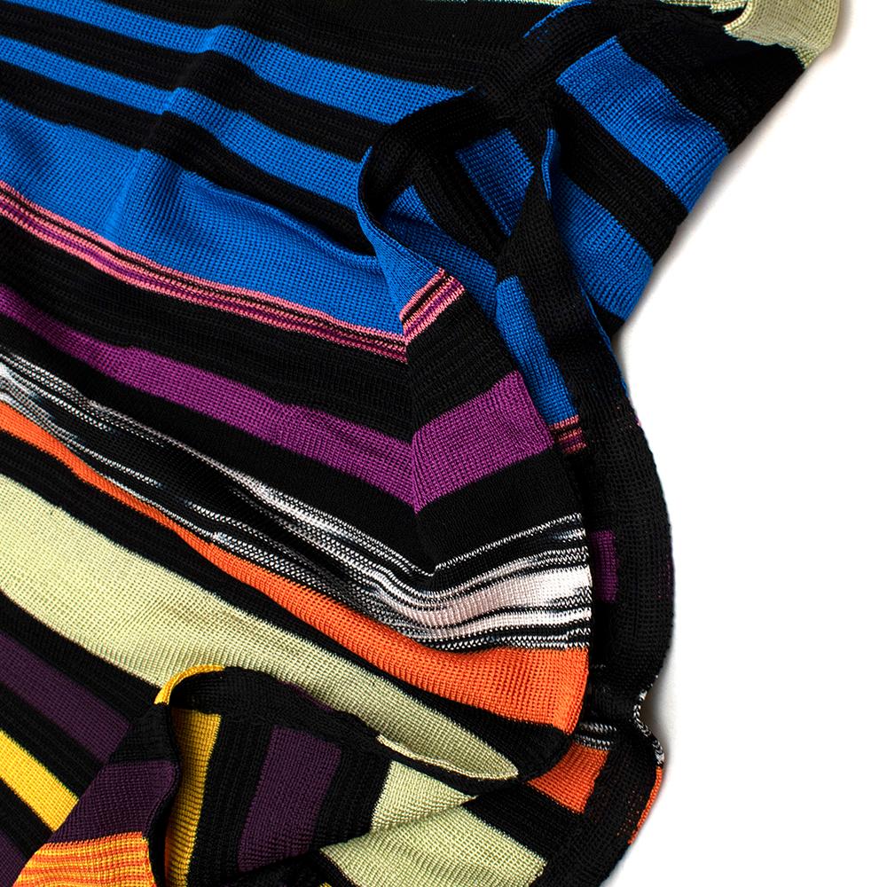 Missoni Multi-coloured Striped Knit Shift Dress - Size US 10 1