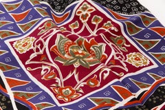 Missoni Multi Pattern Black Silk Scarf