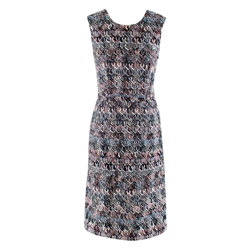 Missoni Multicolor Abstract Pattern Knit Dress - Size US 6 For Sale