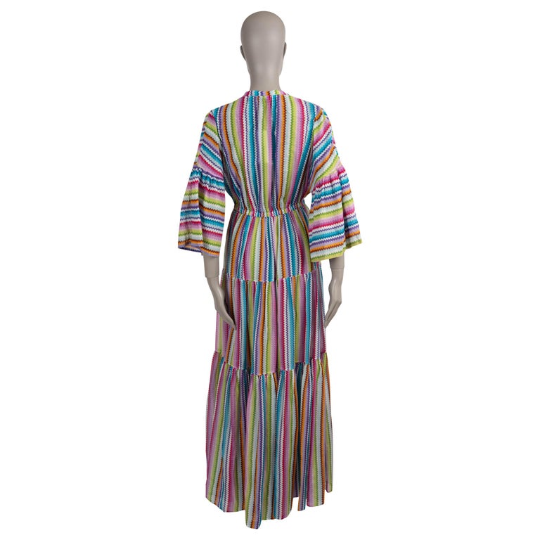 missoni zig zag maxi dress Missoni - Multicolor Zig Zag Print Maxi Dress