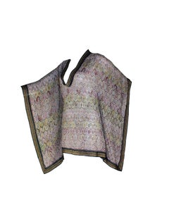NEW Missoni Multicolor Metallic Lurex Crochet Knit Kaftan Tunic Top Mini Dress S
