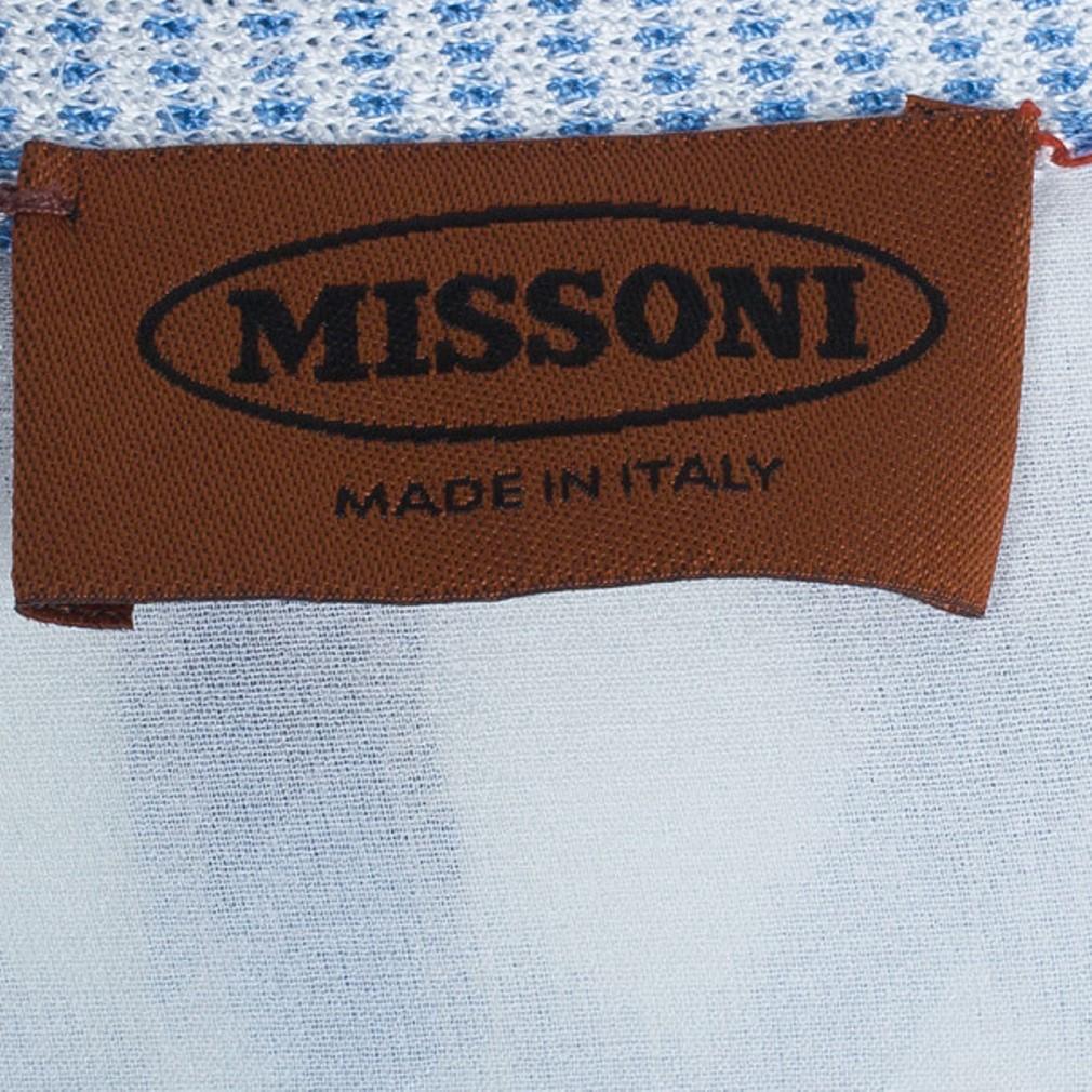 Missoni Multicolor Knit Zig Zag Dress and Cardigan Set M 1