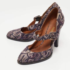 Missoni escarpins Mary Jane en tissu lurex multicolore, taille 39