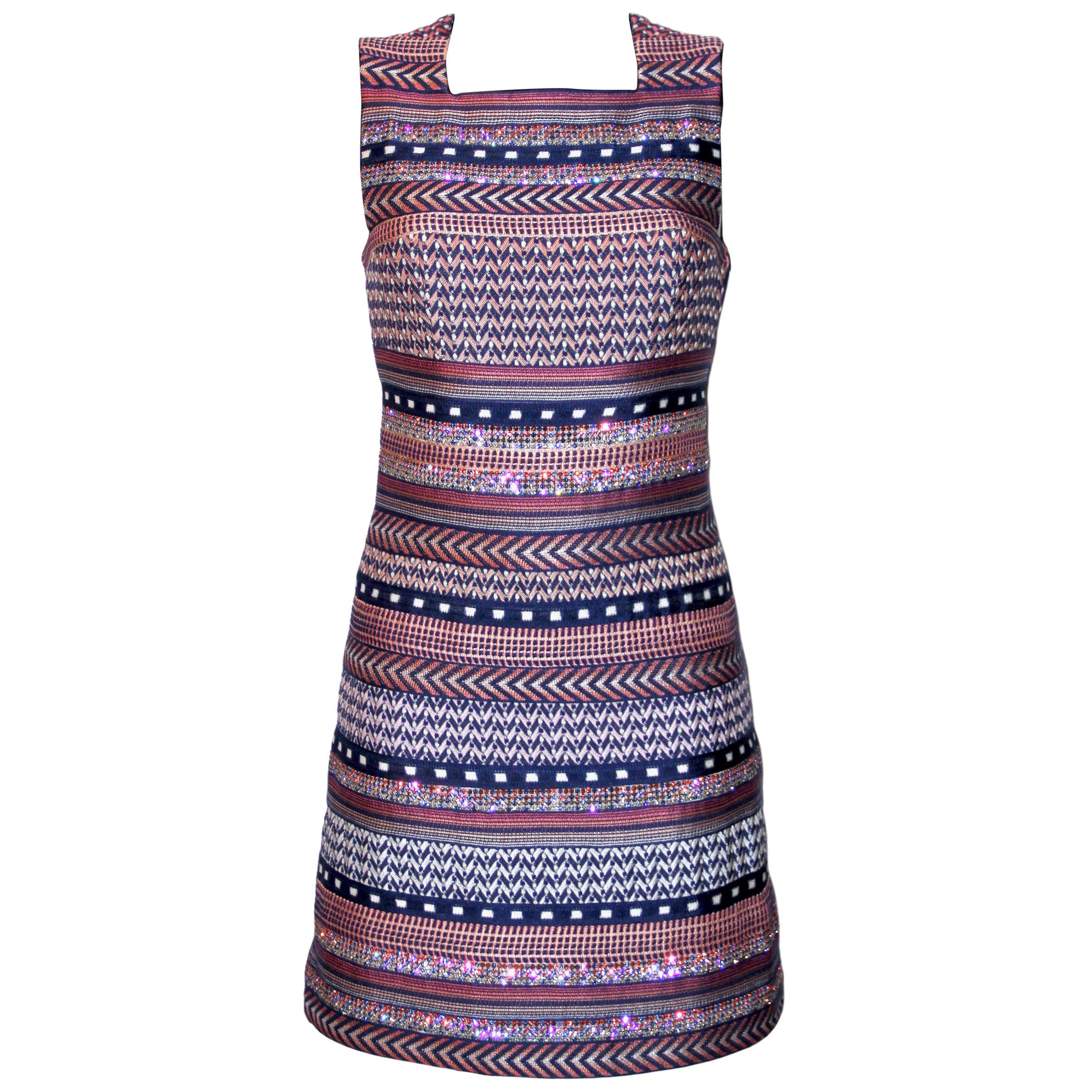 Missoni Multicolor Striped Fabric Dress