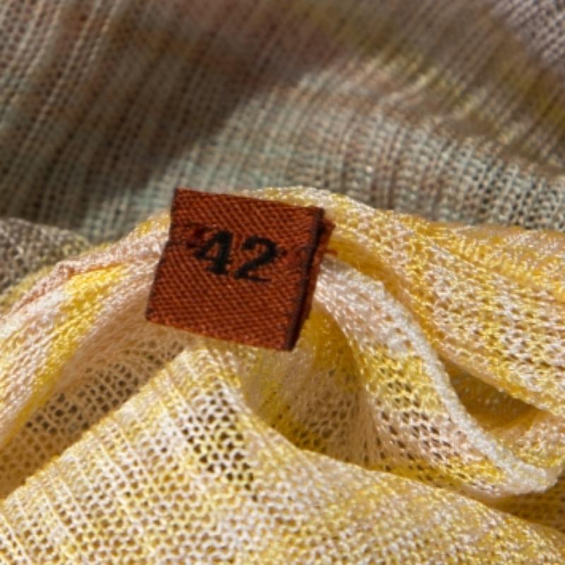 Missoni Multicolor Gestreifte Strickjacke M im Zustand „Gut“ im Angebot in Dubai, Al Qouz 2