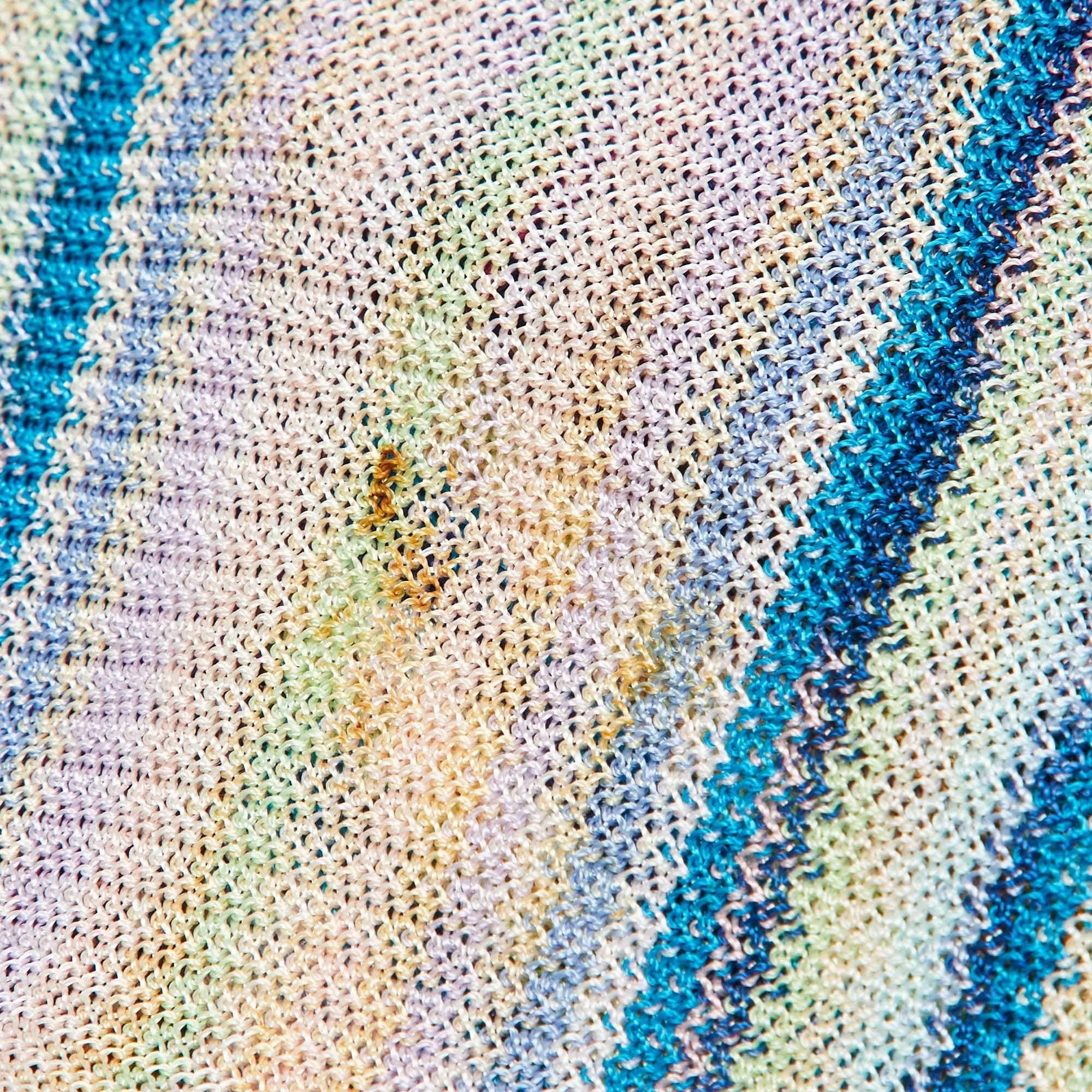 Gray Missoni Multicolor Striped Knit Stole For Sale