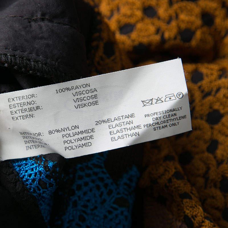 Missoni Multicolor Textured Knit Pencil Skirt M 1