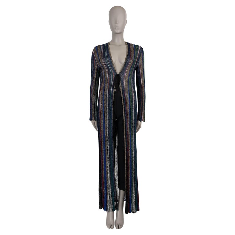 MISSONI multicolor viscose 2018 STRIPED LUREX KNIT Cardigan  display picture 1