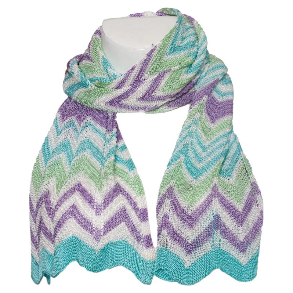 Missoni, mehrfarbiger Zick-Zack-Schal